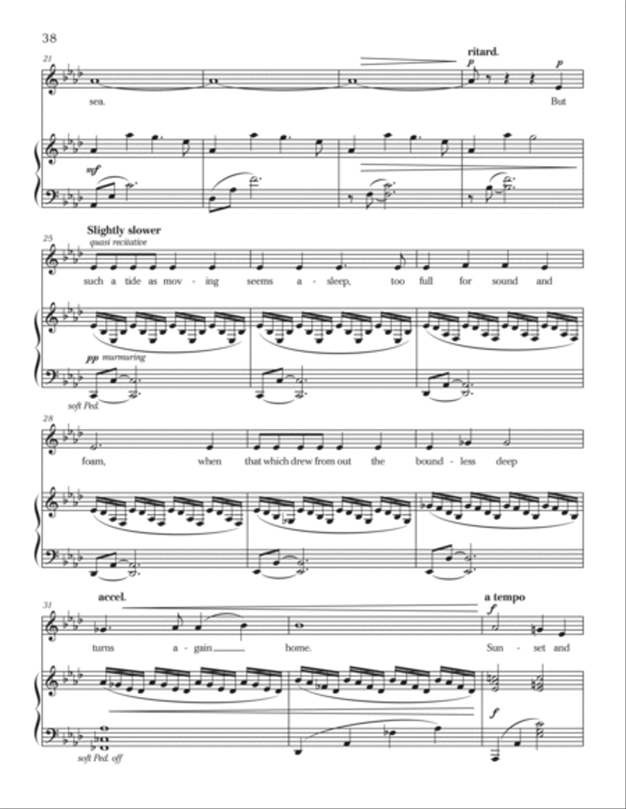 Crossing the Bar Medium Voice scores gallery preview page 2