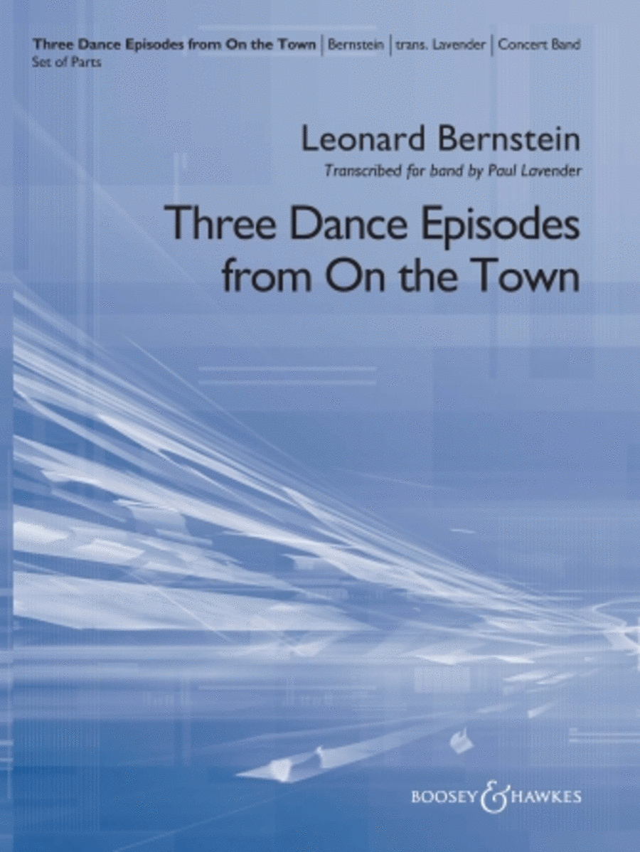 Three Dance Episodes (from On the Town) Concert Band scores gallery preview page 1