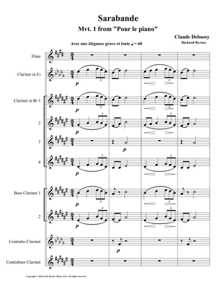 Sarabande (Clarinet Nonet + Flute)