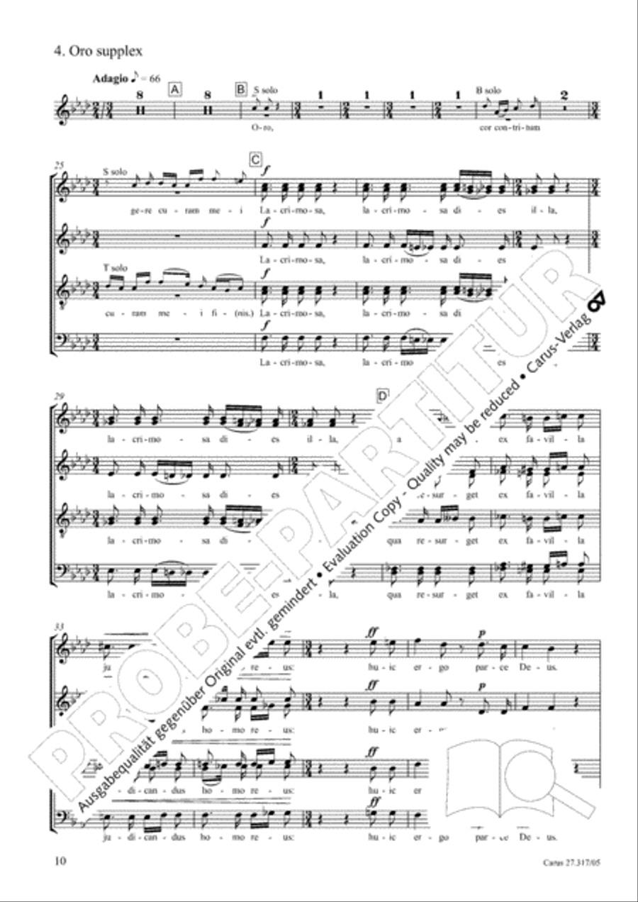 Messe de Requiem Messe de Requiem 4-Part scores gallery preview page 11
