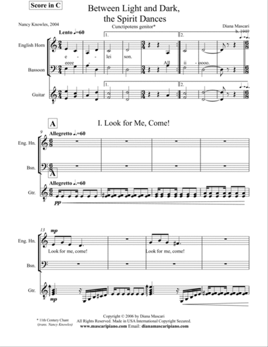 Between Light and Dark, The Spirit Dances Chamber Music scores gallery preview page 2