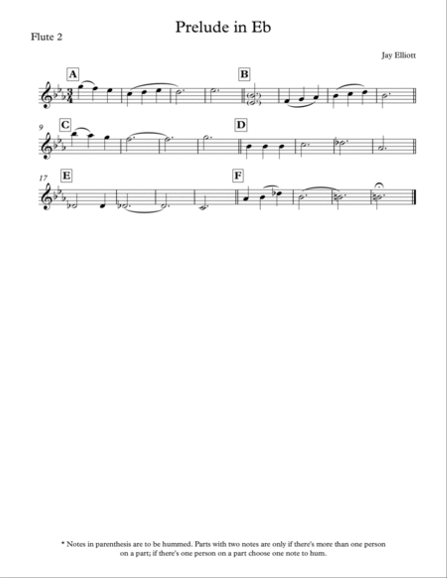 Prelude in Eb Prelude in Eb Woodwind Quintet scores gallery preview page 4