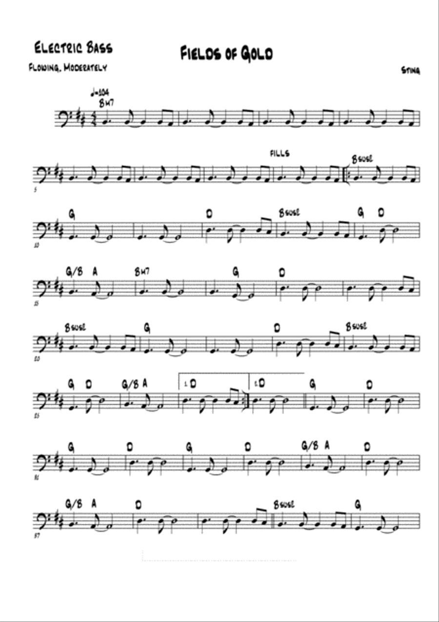 Fields Of Gold Fields Of Gold Jazz Ensemble scores gallery preview page 2