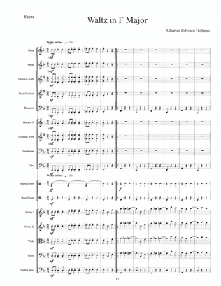 Waltz in F Major--Full Orchestra