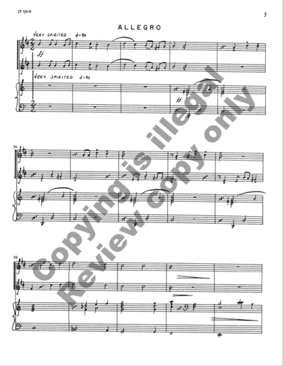 Liturgical Sonata Liturgical Sonata Trumpet Duet scores gallery preview page 4