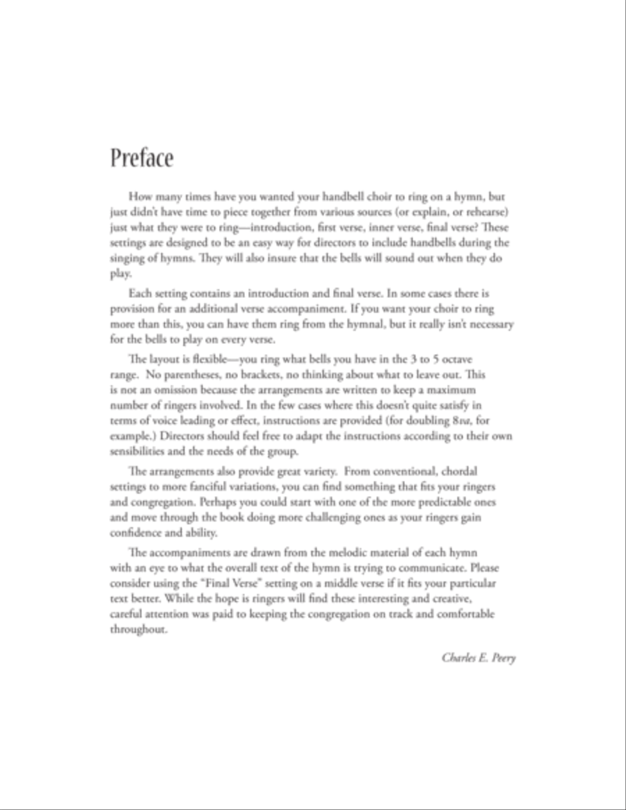 Let Praises Ring: 18 Introductions and Hymn Accompaniments for Handbells, Organ, and Congregation, Volume 1 image number null