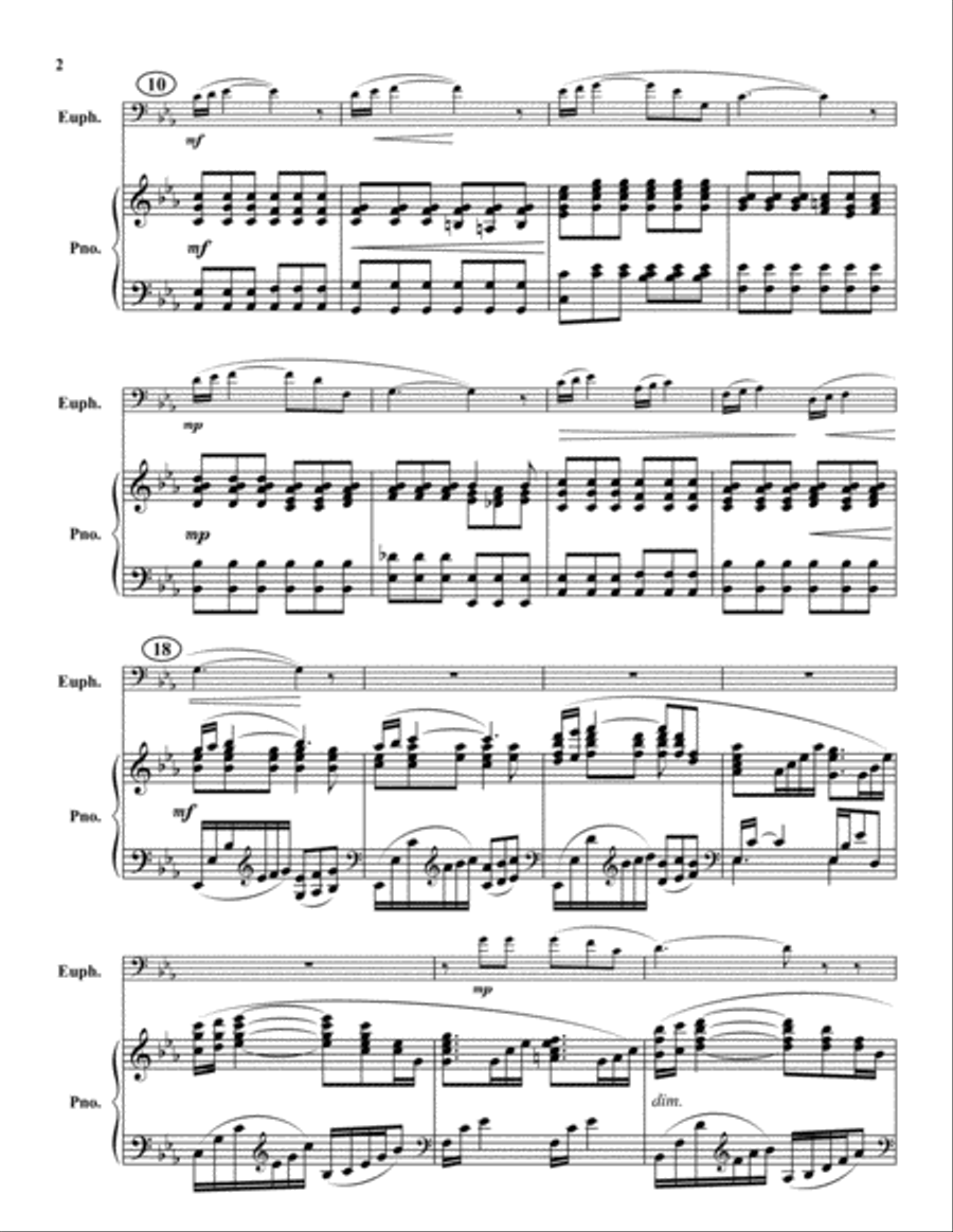 Arioso Gloria Arioso Gloria Euphonium scores gallery preview page 2