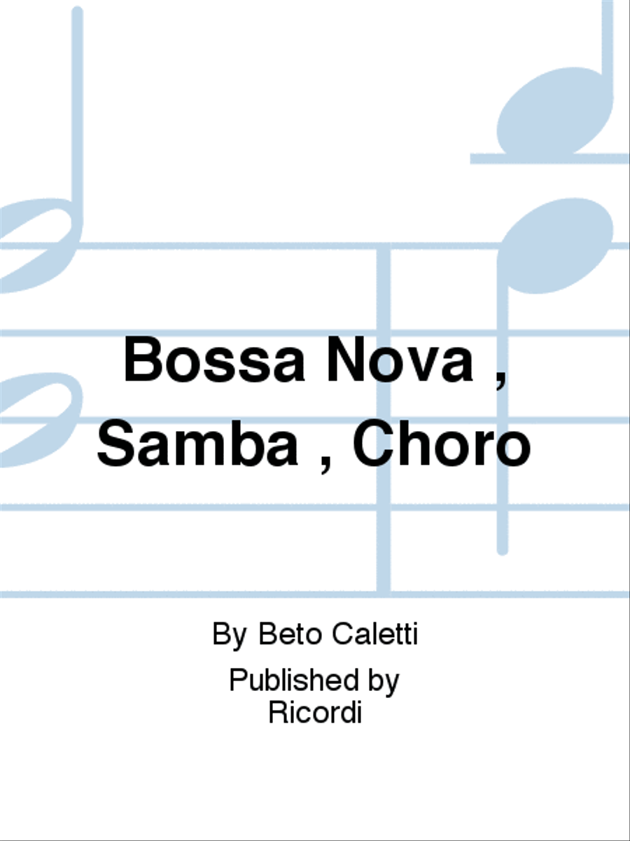 Bossa Nova , Samba , Choro Piano Solo scores gallery preview page 1
