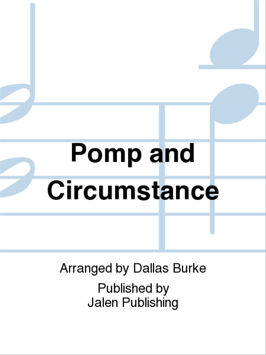 Pomp and Circumstance Marching Band scores gallery preview page 1