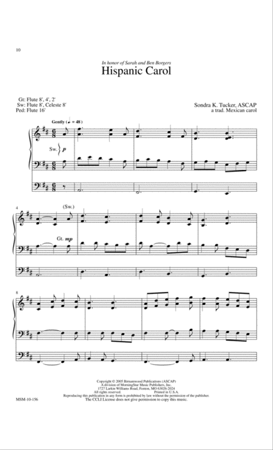 Christmas Around the World Seven Carol Settings Organ scores gallery preview page 5