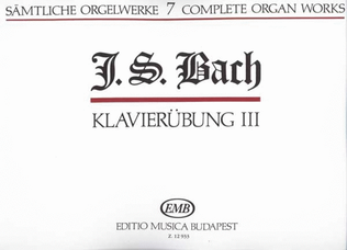 Book cover for Sämtliche Orgelwerke VII Klavierübung III