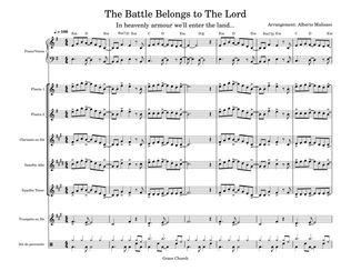 The Battle Belongs To The Lord - Score Only