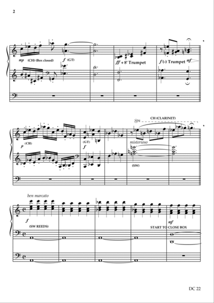 Prelude for Organ Organ Solo scores gallery preview page 2