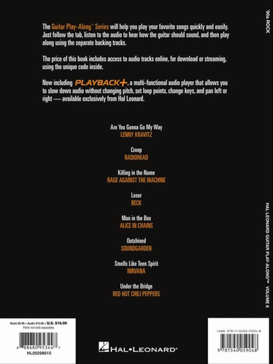 '90s Rock - 2nd Edition Guitar Tablature scores gallery preview page 7