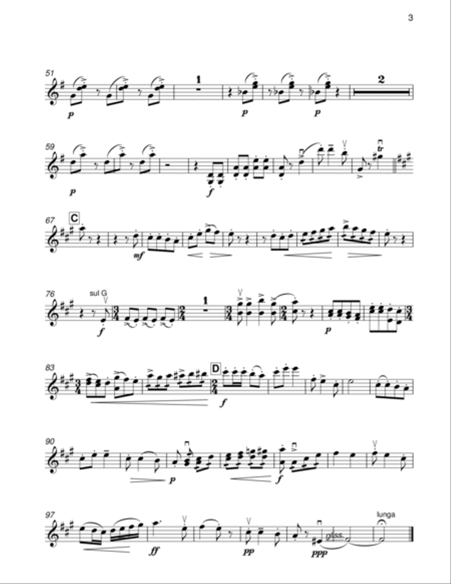 IAN BUTTERWORTH L'il Lisa Jane for string quartet String Quartet scores gallery preview page 5