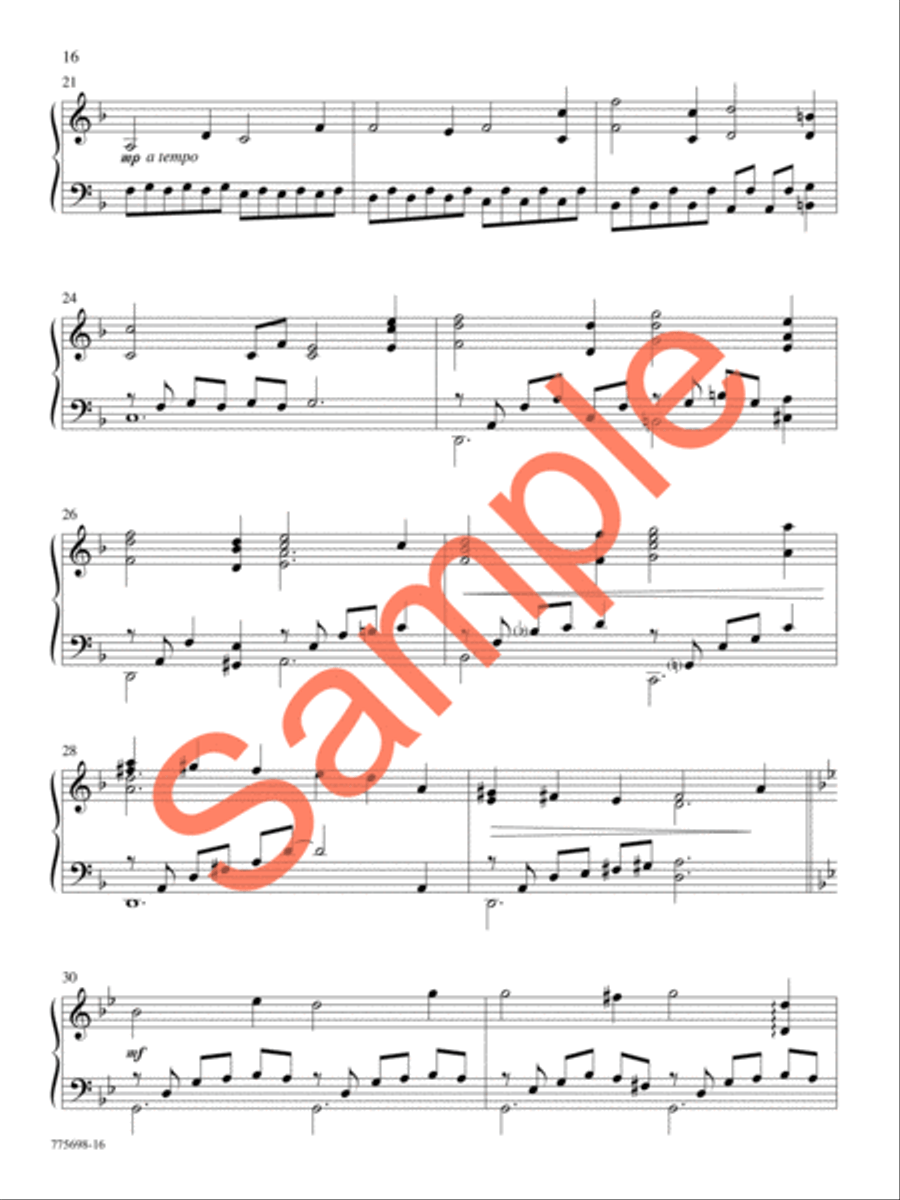 Hiding in Thee Piano Solo scores gallery preview page 14
