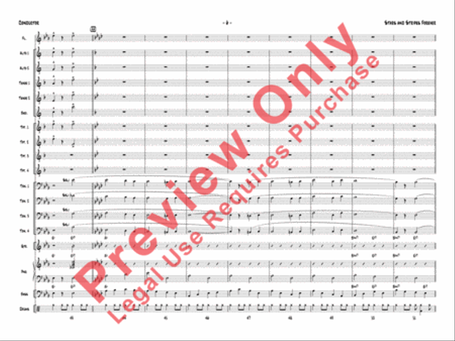 Stars and Stripes Forever Jazz Ensemble scores gallery preview page 10