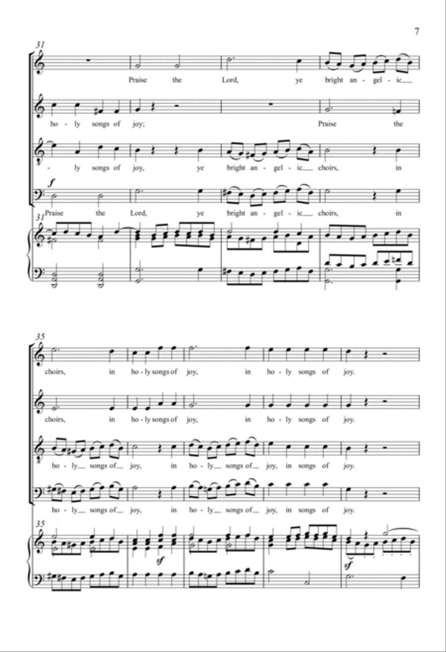 Hallelujah! 4-Part scores gallery preview page 5