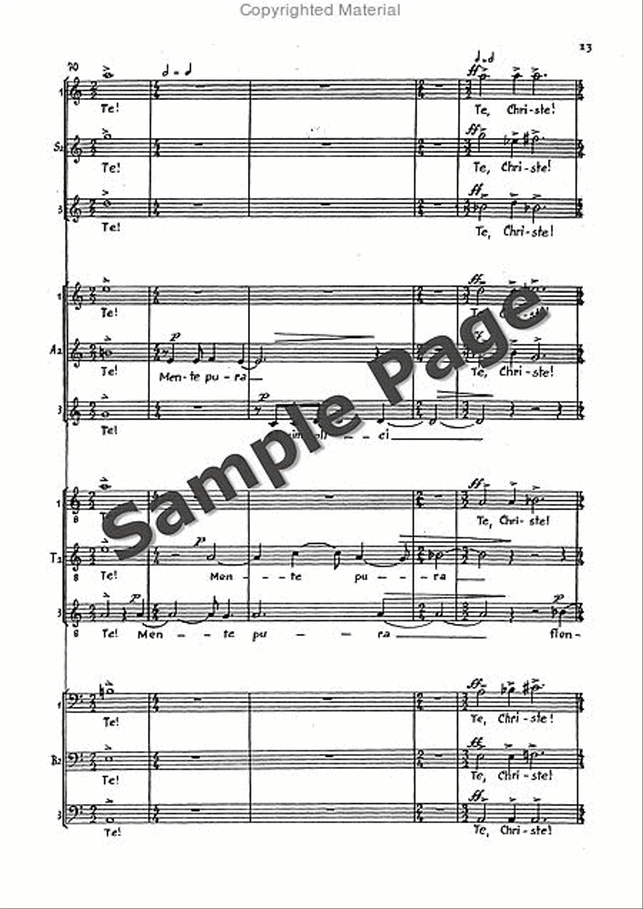 Nox Et Tenebrae Sssaaatttbbb Mixed Choir scores gallery preview page 14