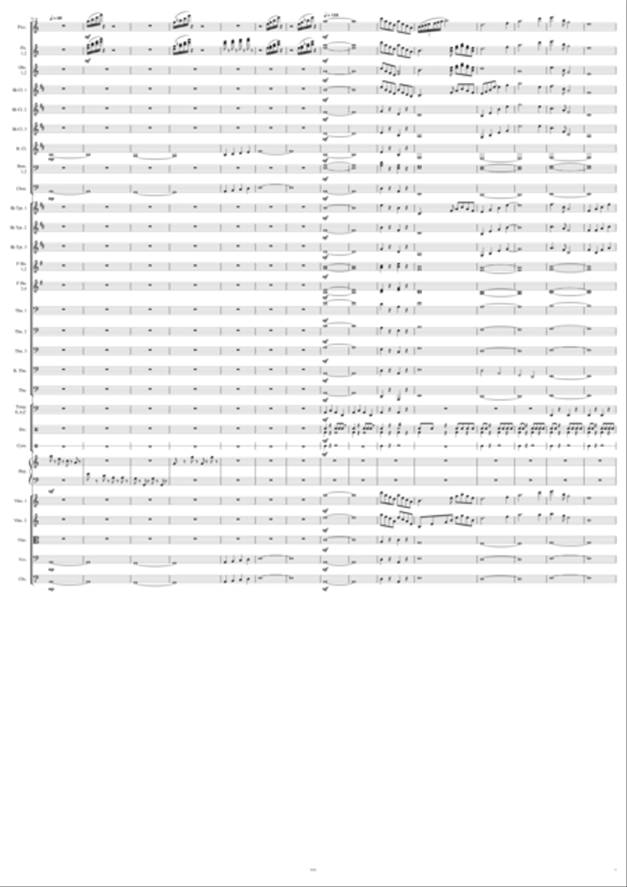 The Screaming Bridge The Screaming Bridge Full Orchestra scores gallery preview page 5
