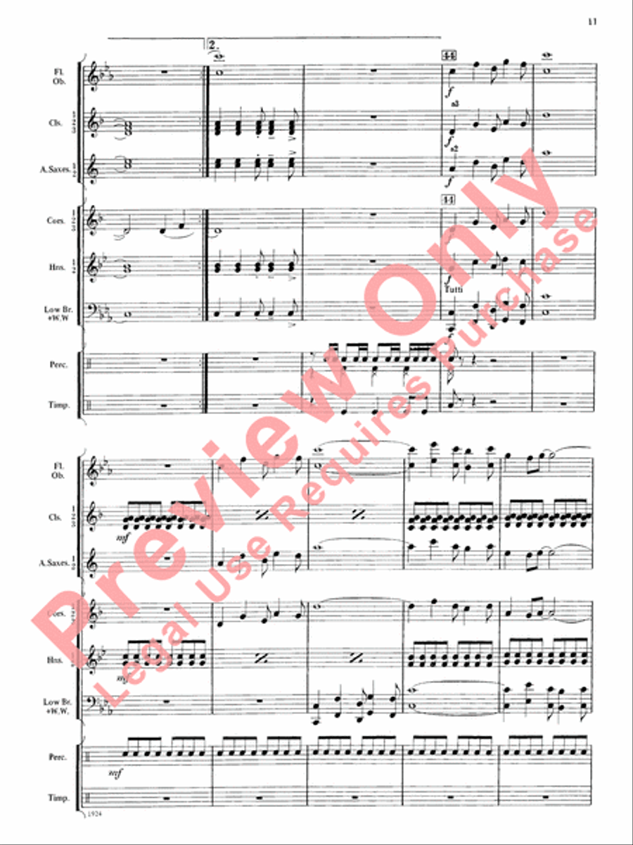 Three Kentucky Sketches Three Kentucky Sketches Concert Band scores gallery preview page 12