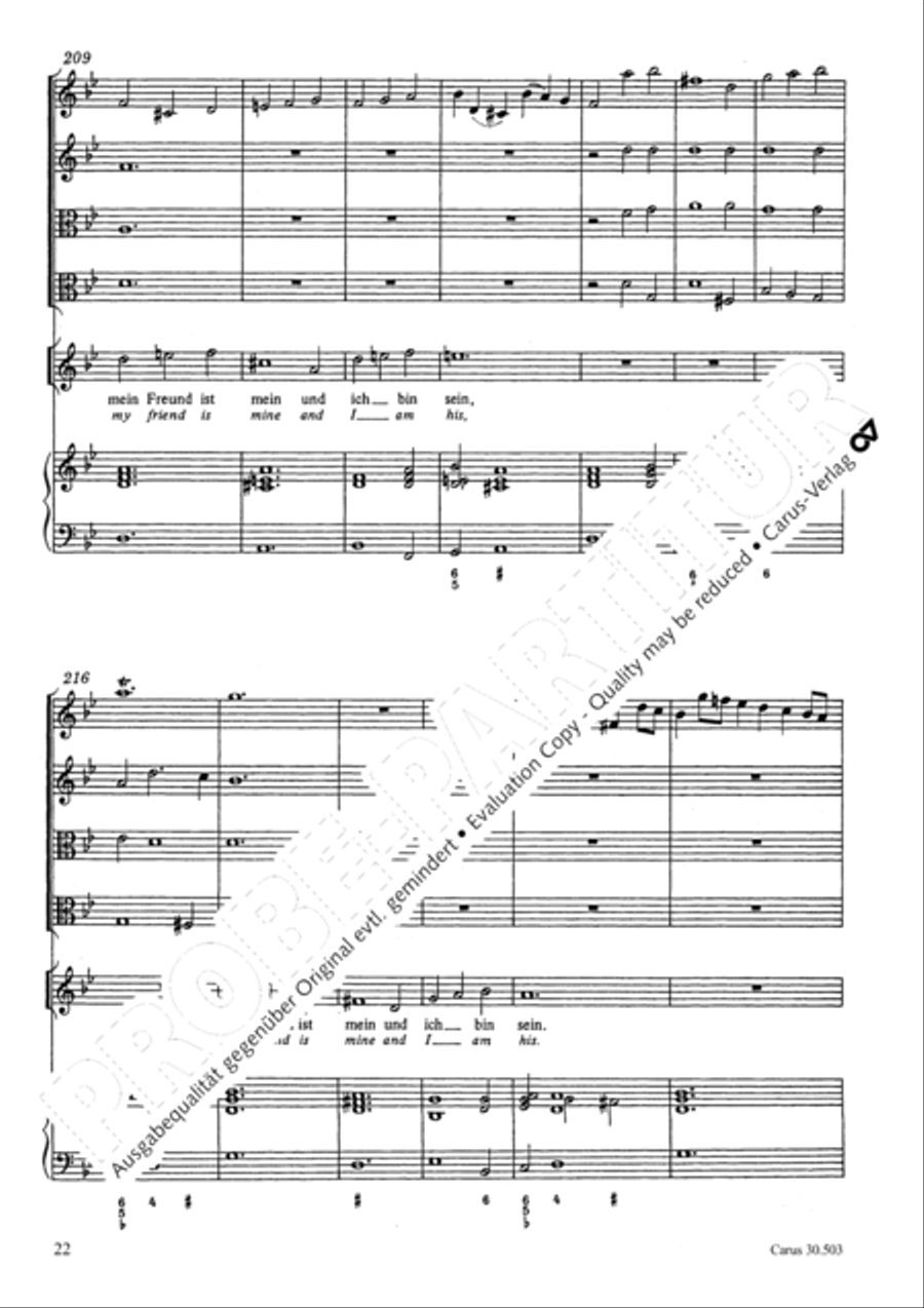 My beloved, you are fair (Meine Freundin, du bist schon) 4-Part scores gallery preview page 25