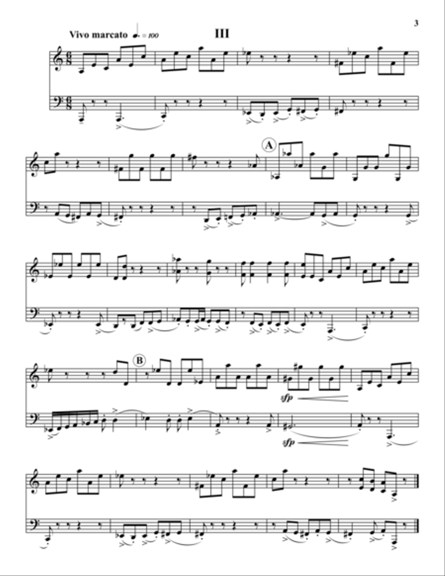 Concertante (Nine Short Mvts.) Tuba scores gallery preview page 4