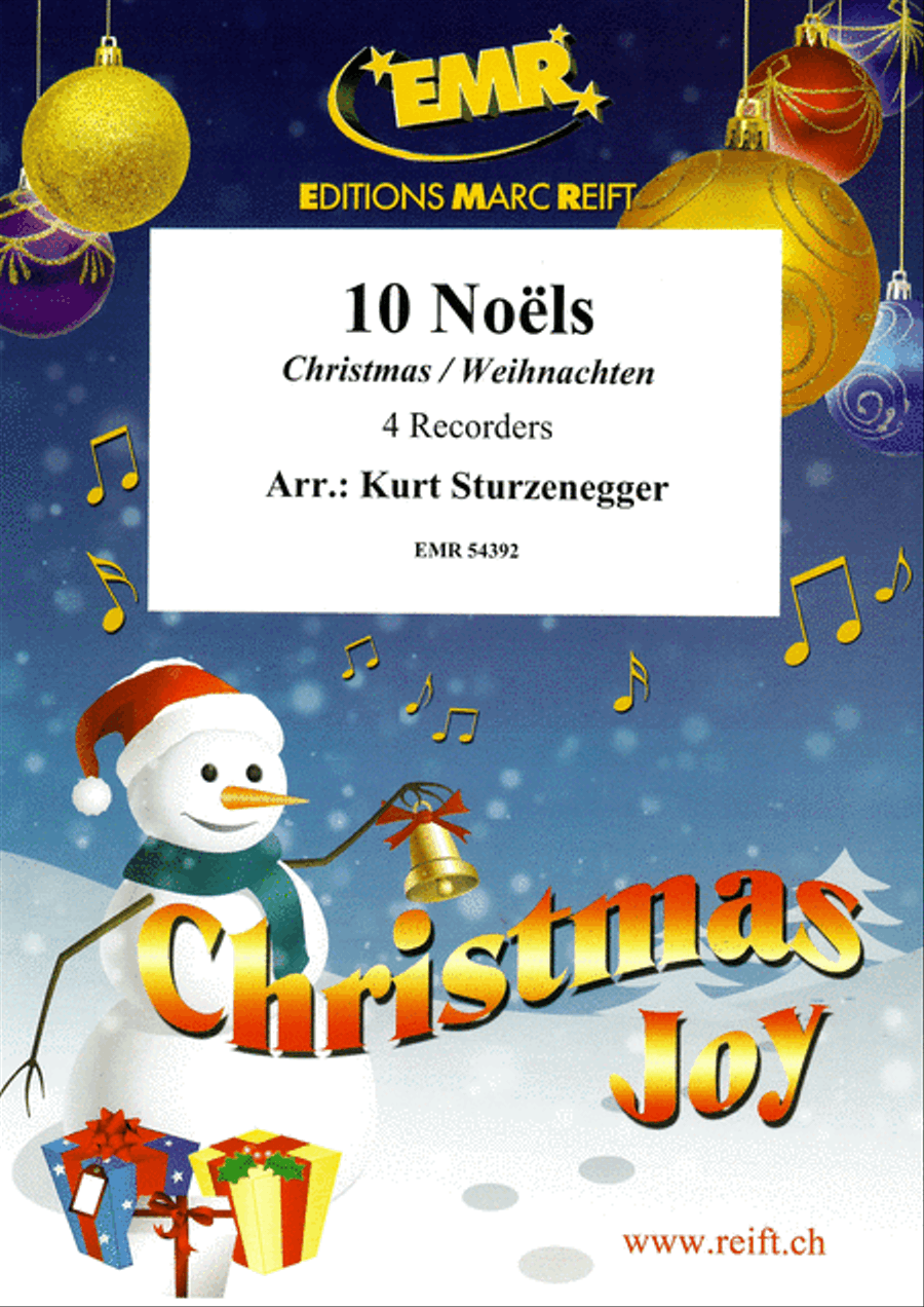 10 Noels 10 Noels Recorder scores gallery preview page 1