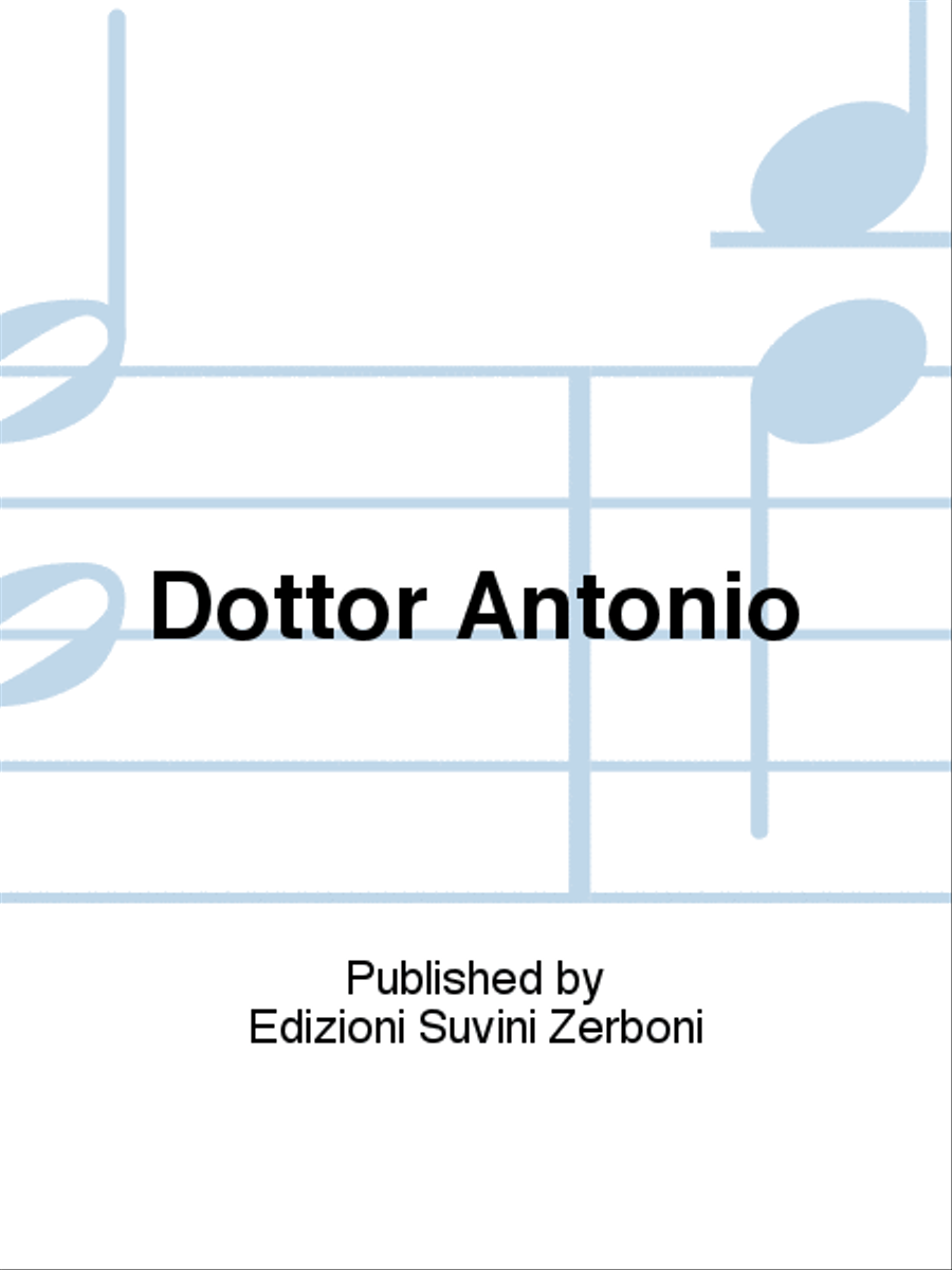 Dottor Antonio Dottor Antonio Voice Solo scores gallery preview page 1