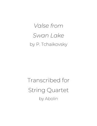 Tchaikovsky: Waltz from Swan Lake - String Quartet