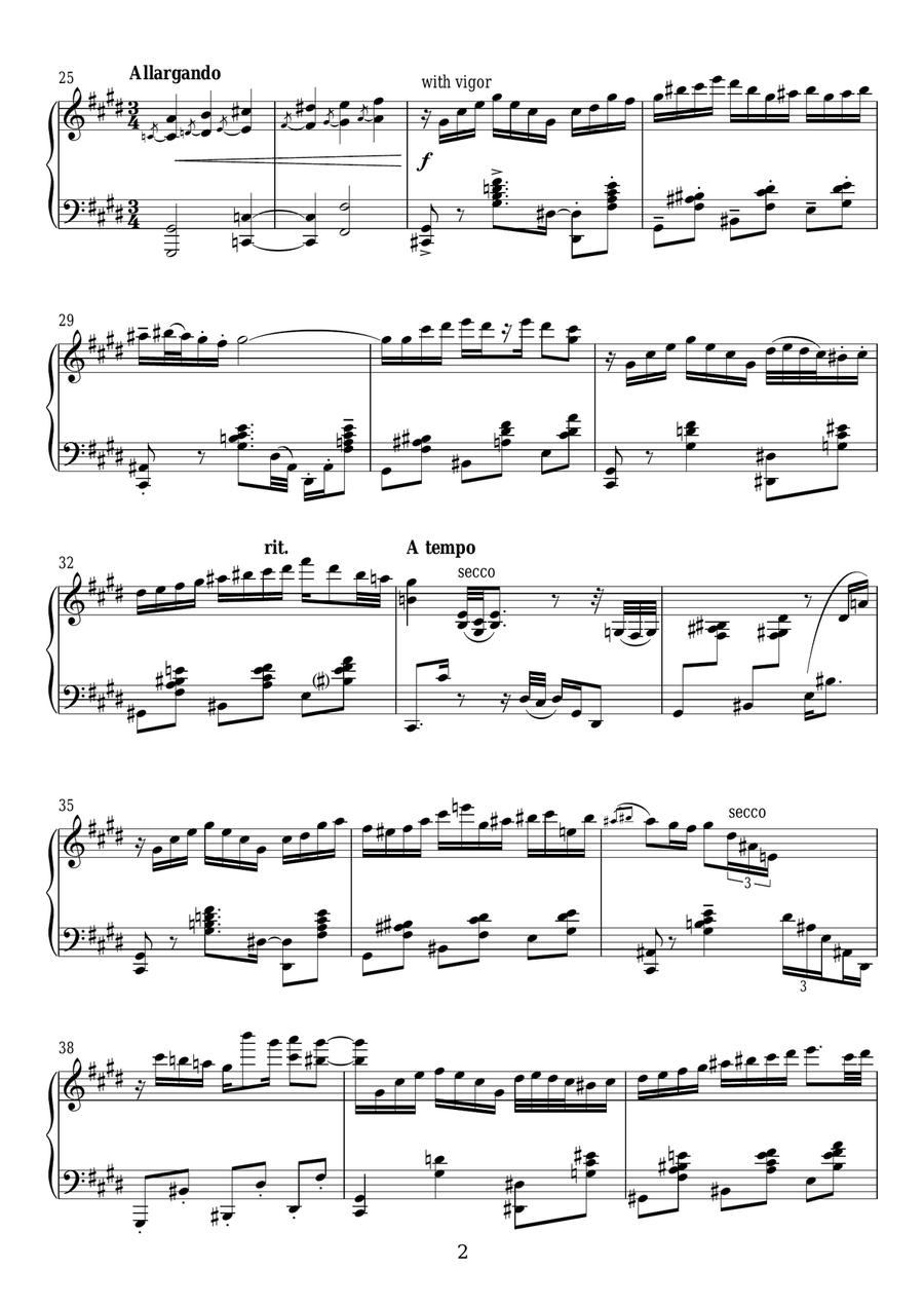 Fandango On The Heaven Ladder (No.4 From The Heaven Ladder Book 7) Piano Solo scores gallery preview page 2