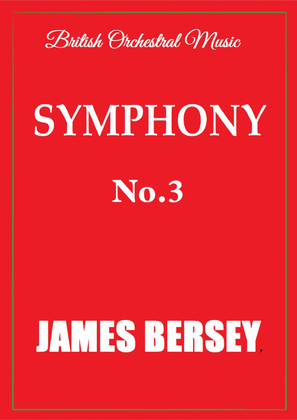 Symphony No.3 (full score & complete set of orchestral parts)