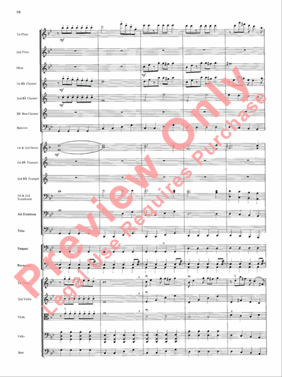 Two South American Tangos Full Orchestra scores gallery preview page 17