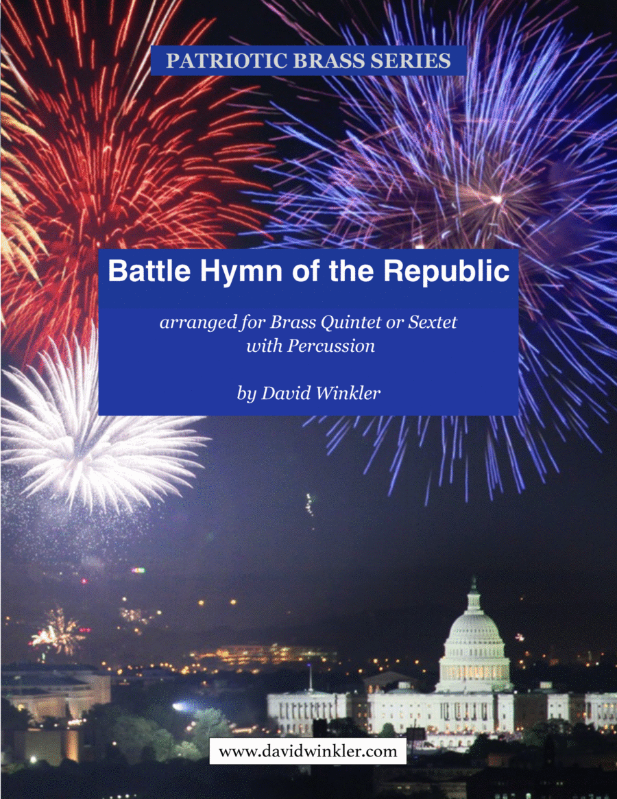 Battle Hymn of the Republic Brass Ensemble scores gallery preview page 1