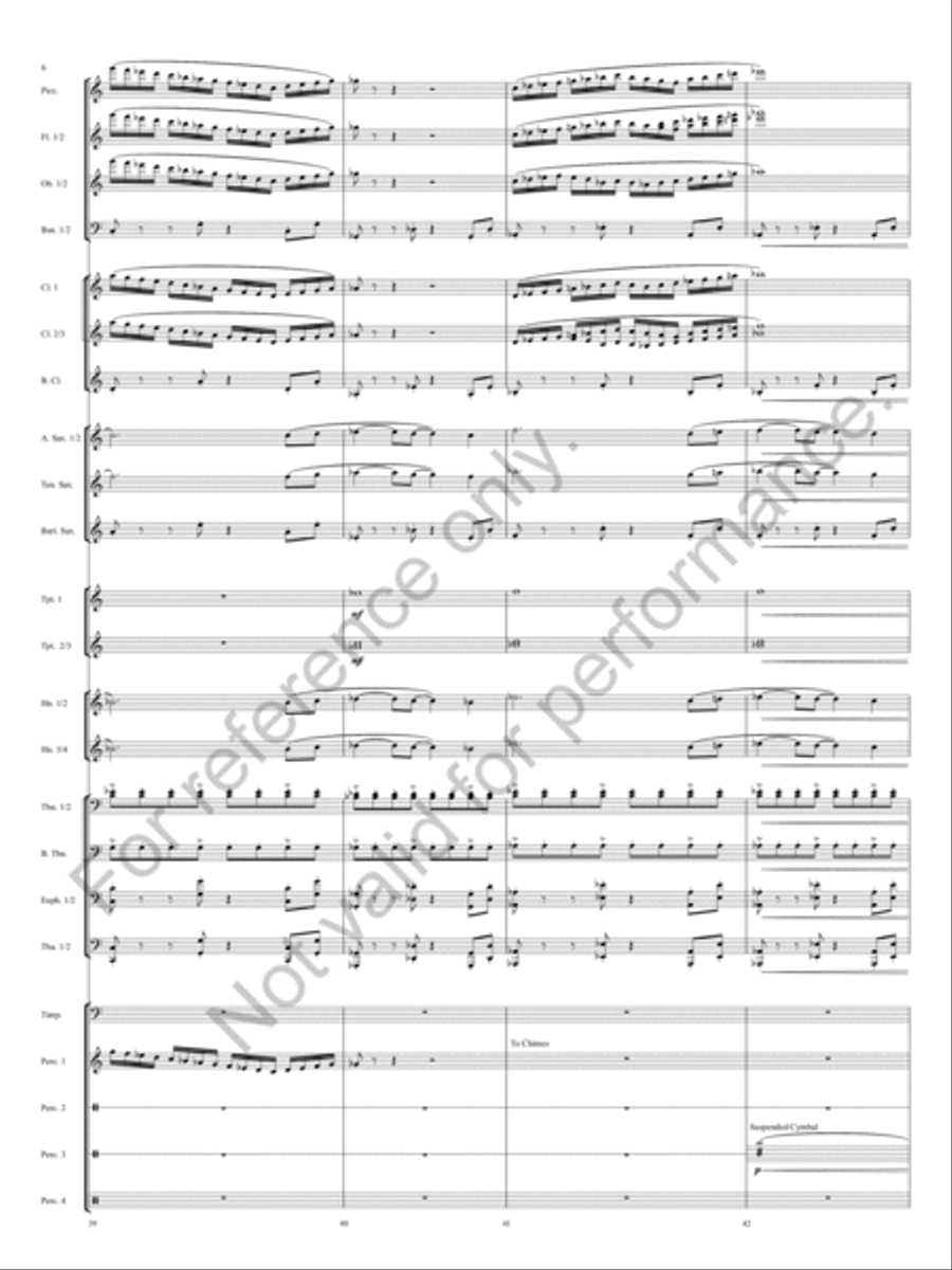 Reflections Reflections Concert Band scores gallery preview page 9