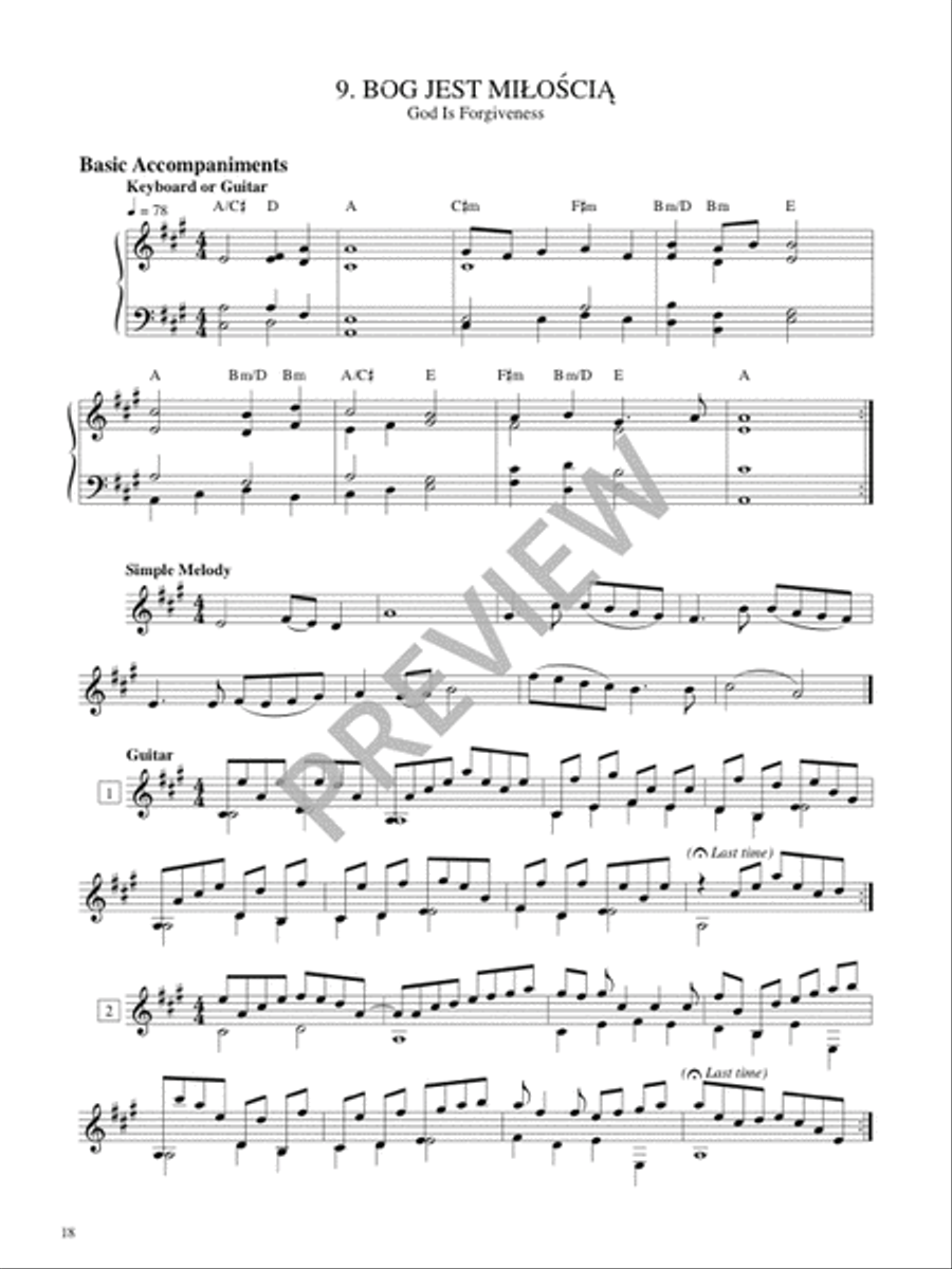 Christe Lux mundi - Instrument edition Guitar scores gallery preview page 20
