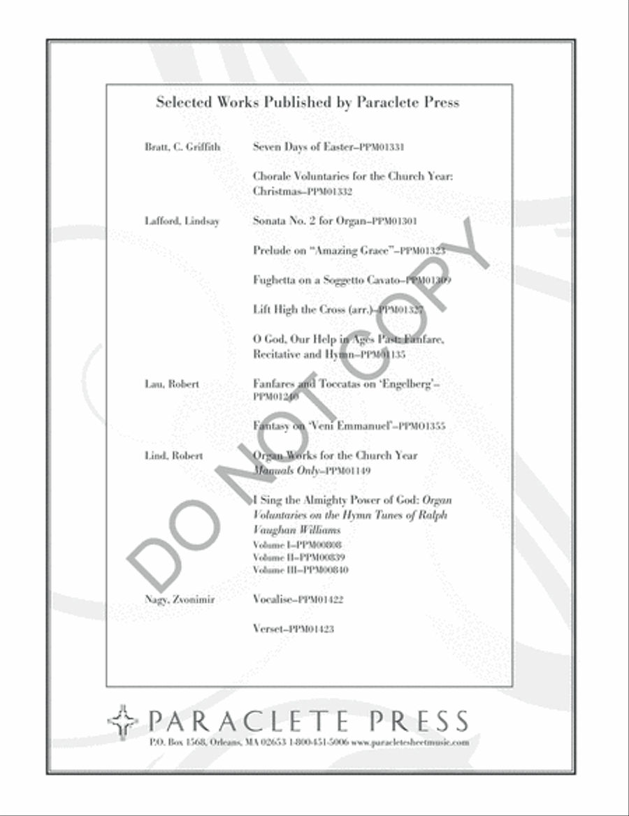 Toccata on 