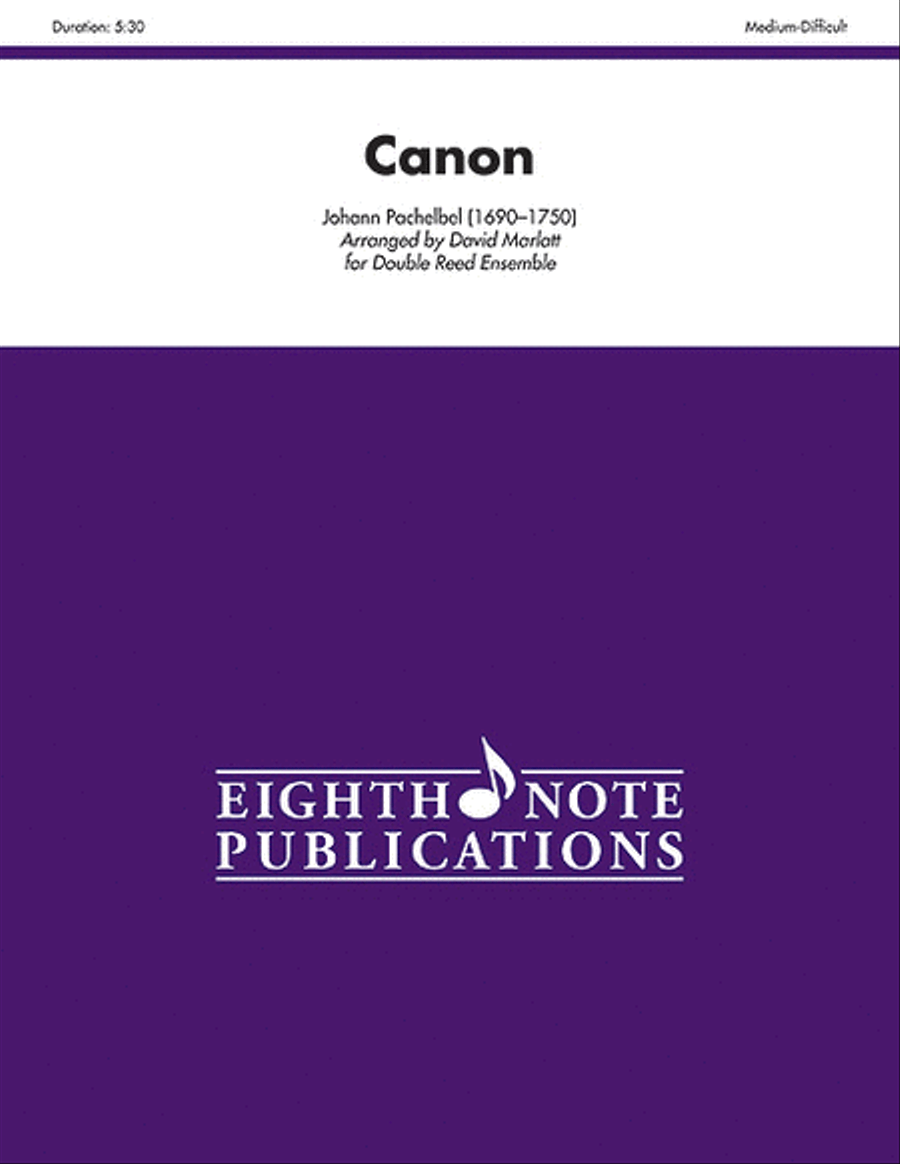 Canon Canon Woodwind Quartet scores gallery preview page 1