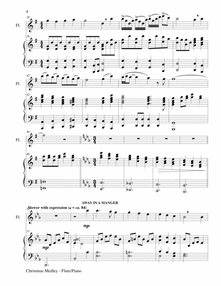 TWO CHRISTMAS SUITES (Flute and Piano with Score & Parts) image number null