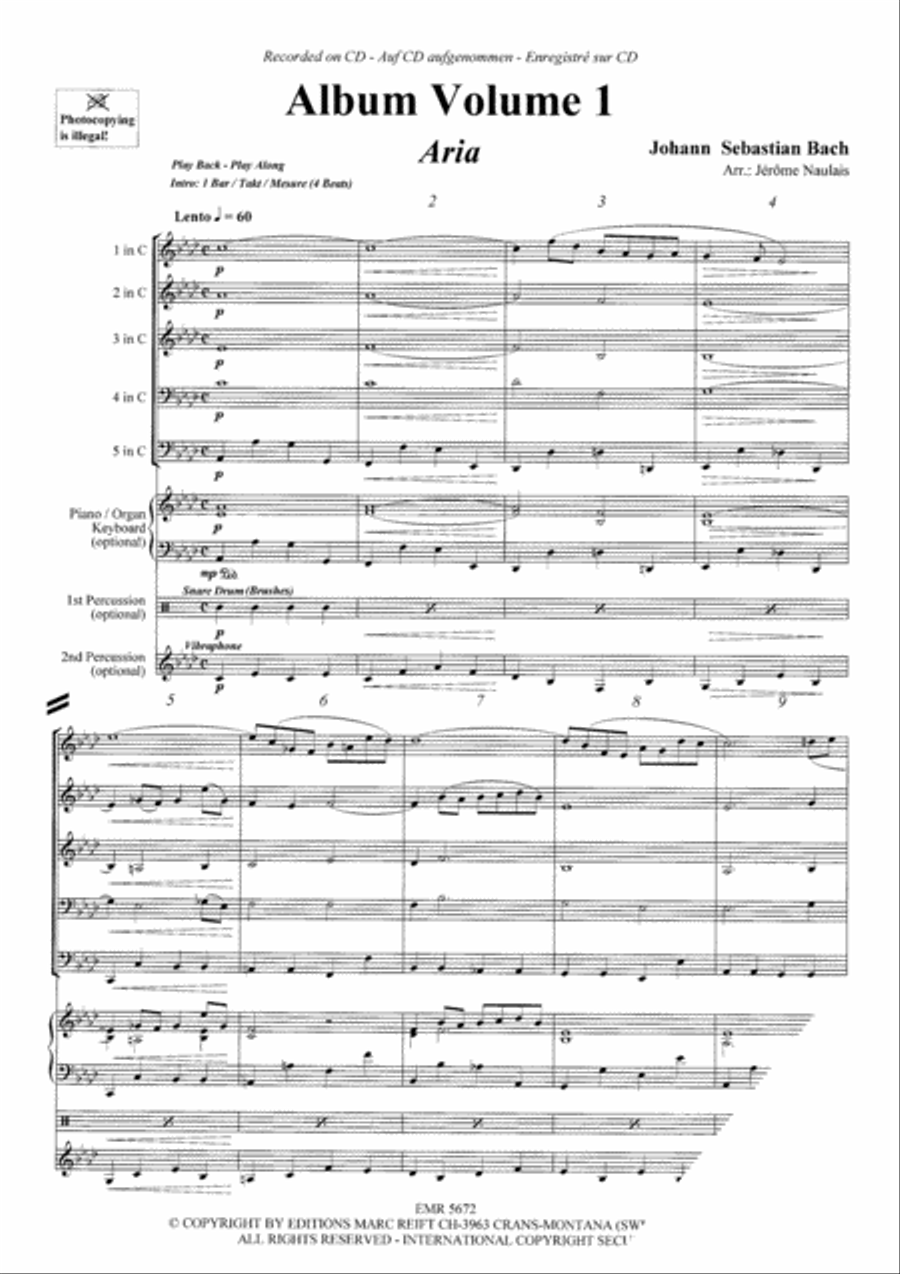 Album Volume 1 Brass Band scores gallery preview page 3