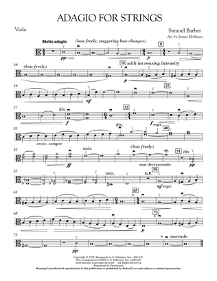 Adagio For Strings - Viola