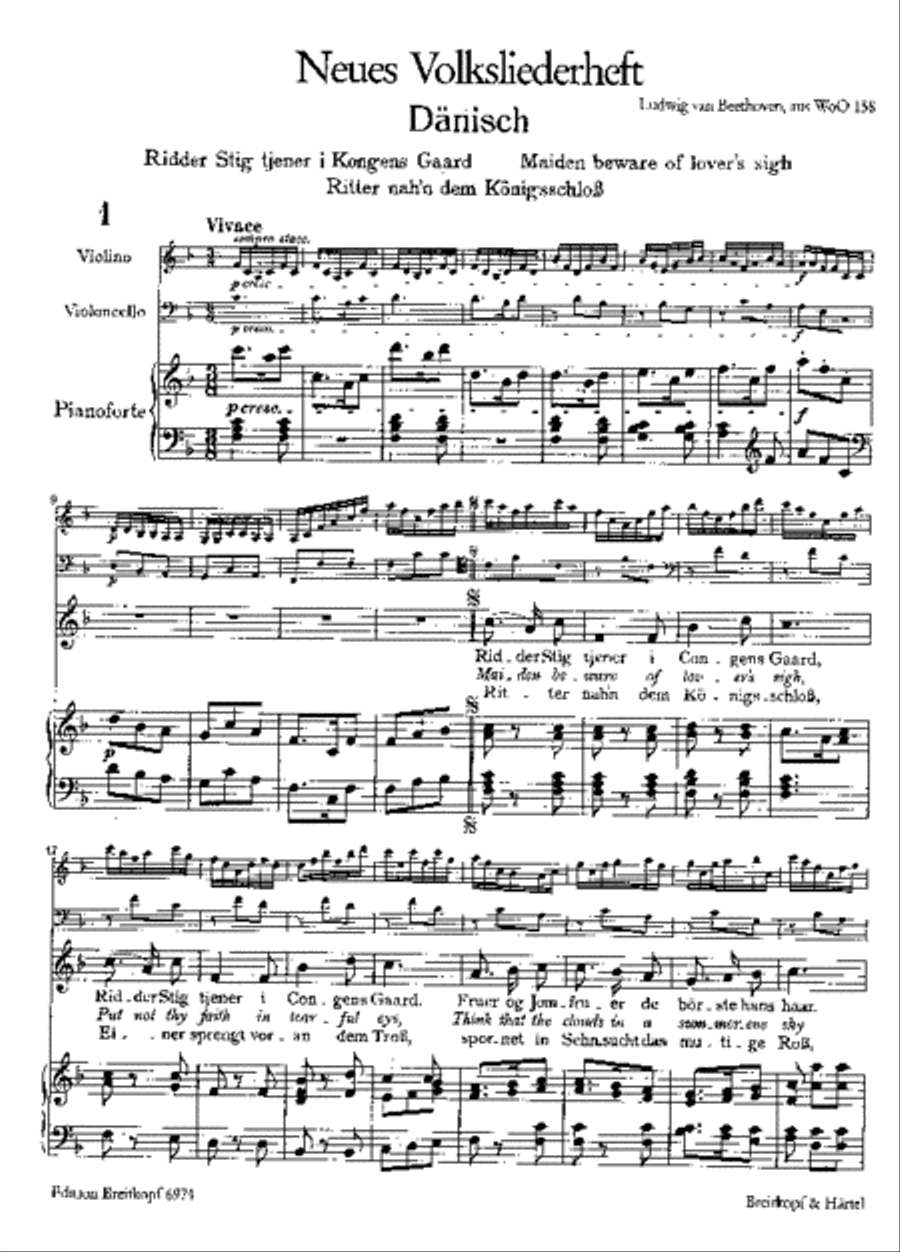 New Folk Song Volume Piano, Vocal scores gallery preview page 2