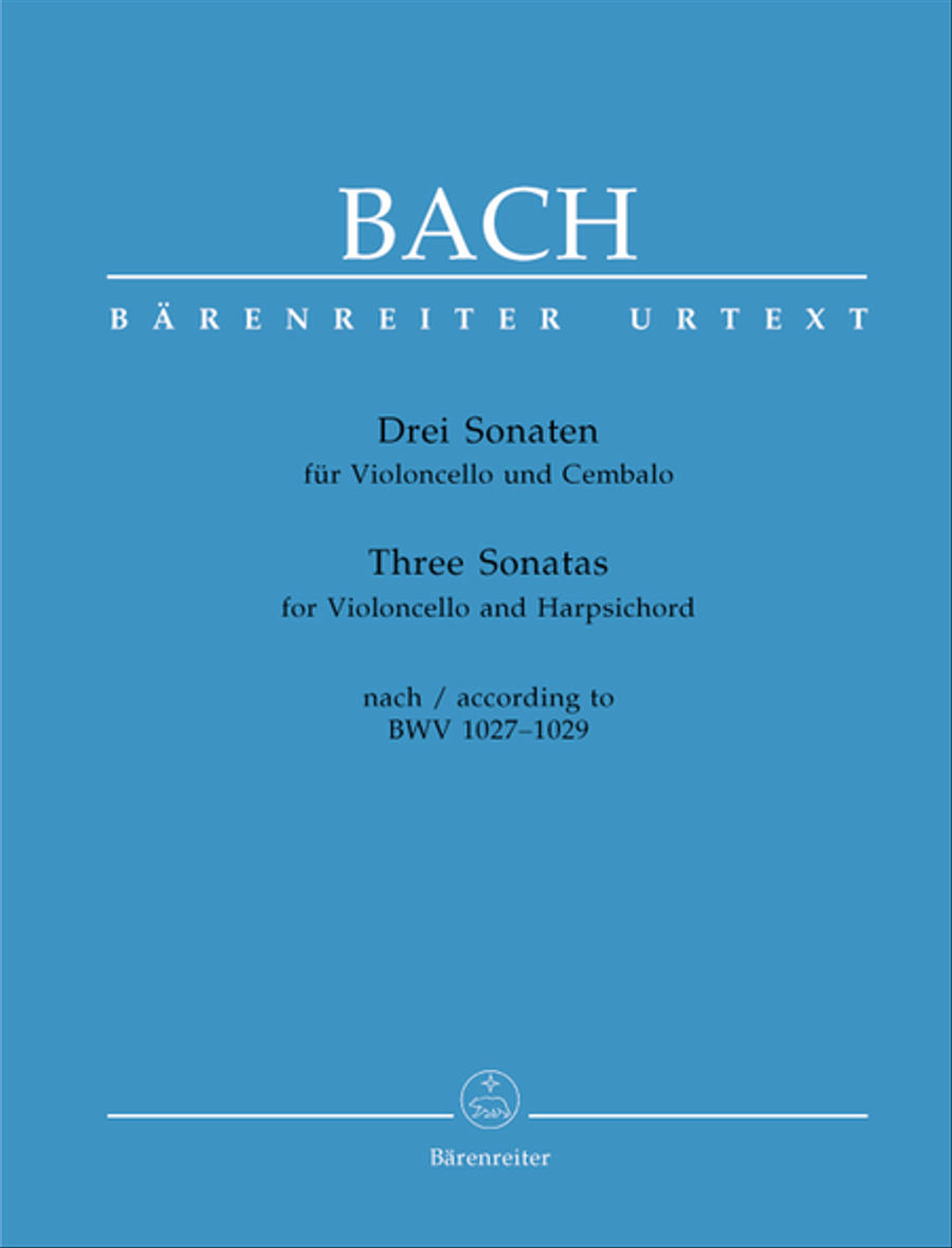 Three Sonatas for Violoncello and Harpsichord