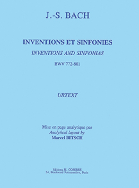 Inventions et Sinfonies BWV772 - 801