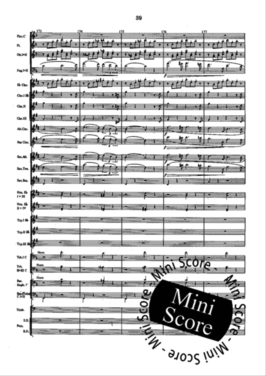 Vespri Siciliani Concert Band scores gallery preview page 43