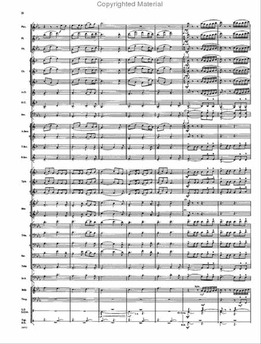 In All Its Glory Concert Band scores gallery preview page 24