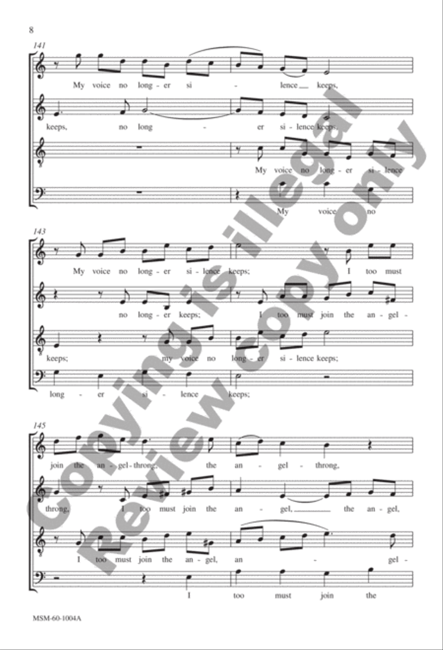 From Heaven Above 4-Part scores gallery preview page 8