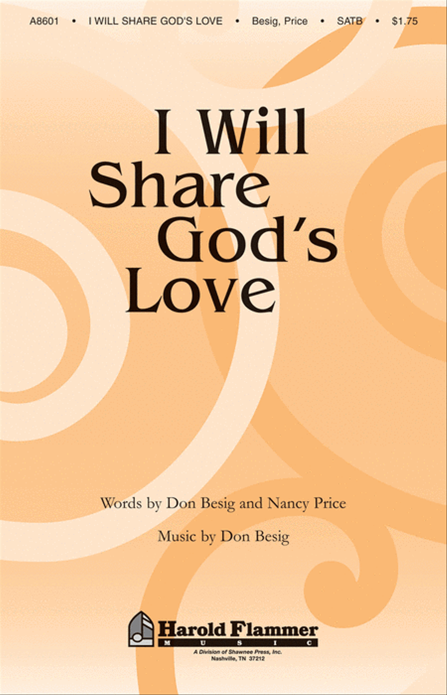 I Will Share God's Love 4-Part scores gallery preview page 1