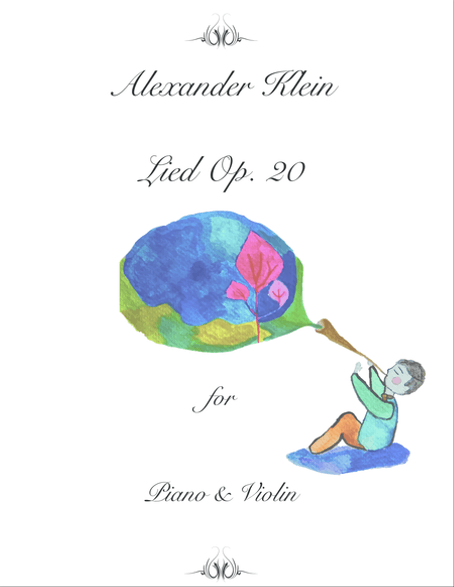Lied Op.20 Violin Solo scores gallery preview page 1