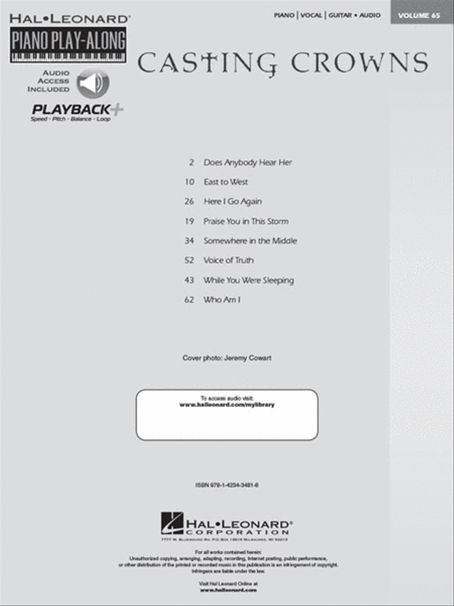 Casting Crowns Piano scores gallery preview page 3